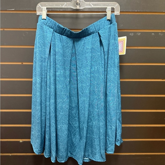 Lularoe Women's Skirt Madison Size L Pleats Pockets NWT - Picture 1 of 4